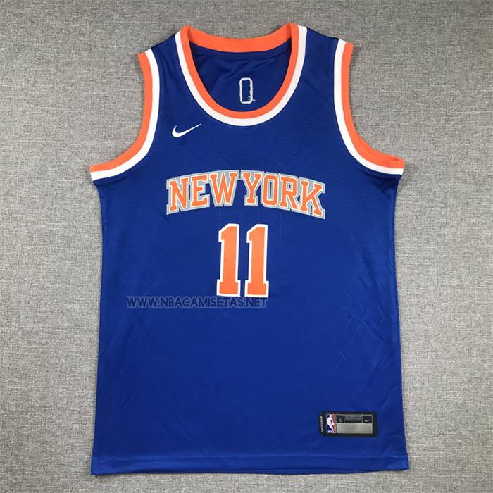 Camiseta Nino New York Knicks Jalen Brunson NO 11 Icon 2022-23 Azul